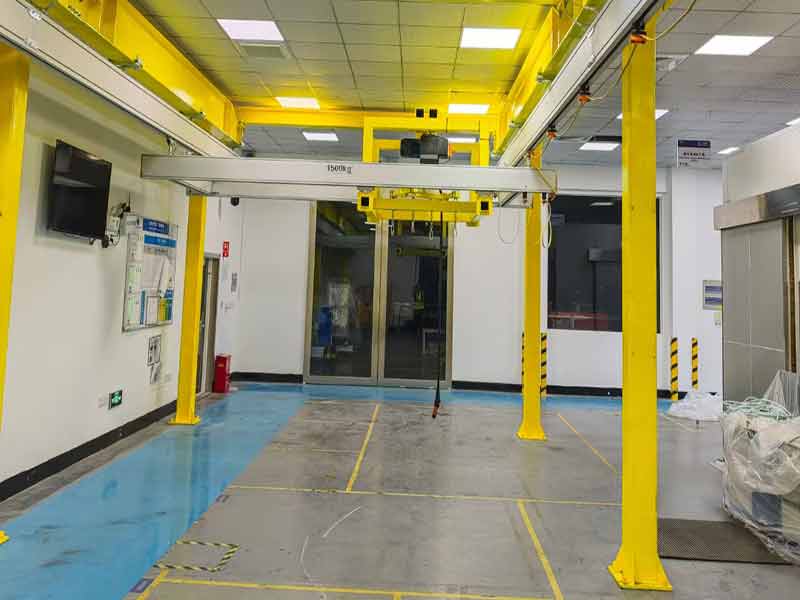 模具维修净化室工位起重机解决方案